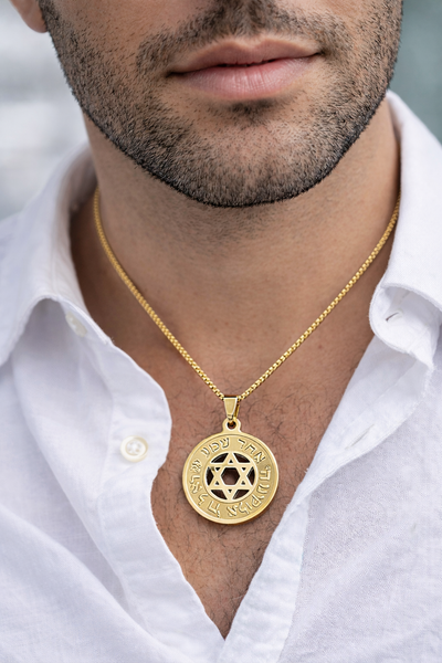 שרשרת מגן דוד דגם Eretz