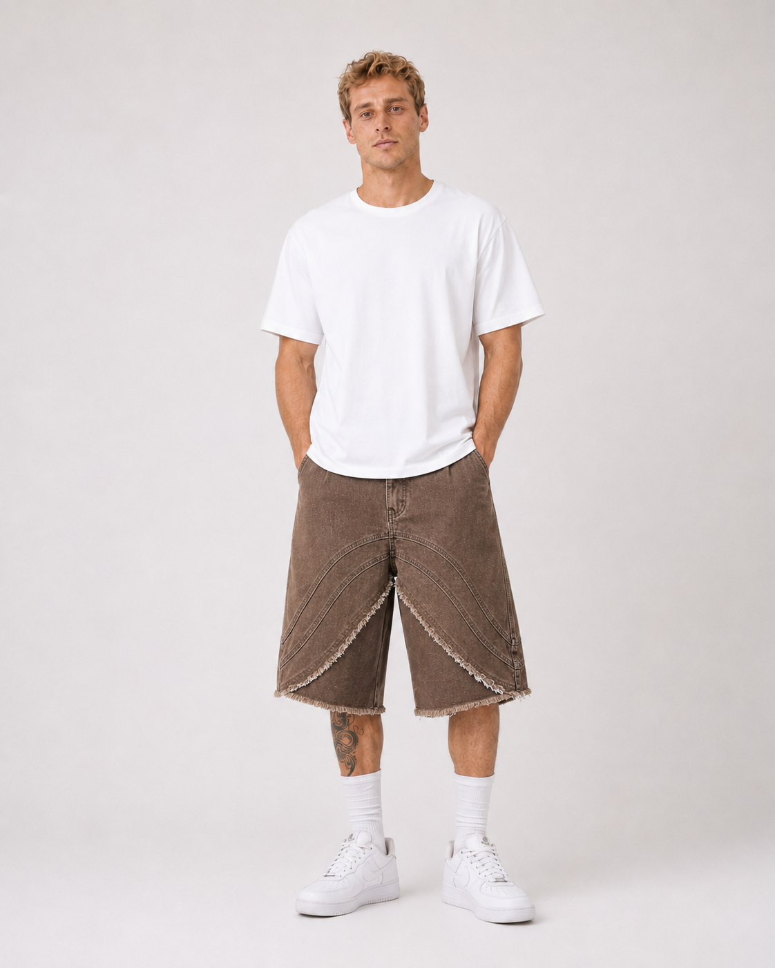ברמודת BAGGY RAW EDGE