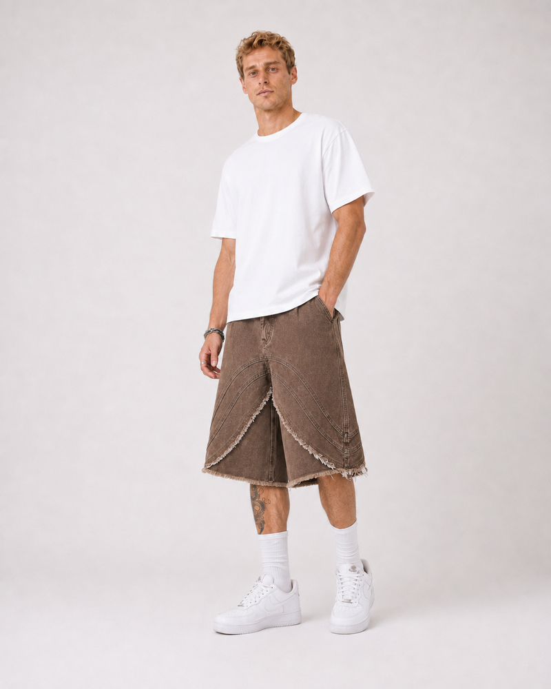 ברמודת BAGGY RAW EDGE
