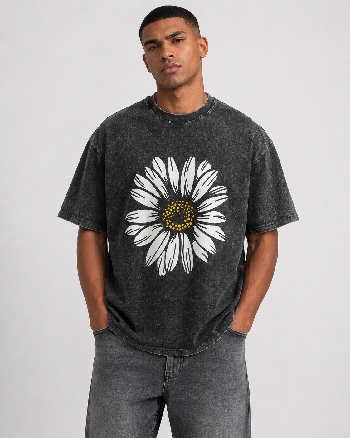 חולצת טי וינטג׳ DAISY BLOOM