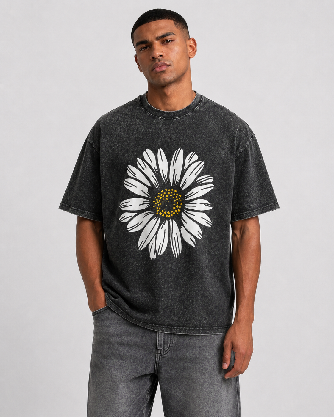 חולצת טי וינטג׳ DAISY BLOOM