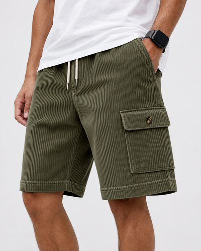 מכנסי ברמודה קרגו קורדרוי URBAN CORD