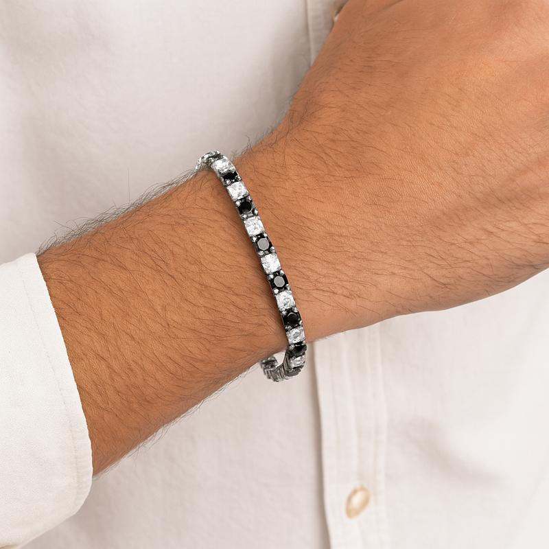 צמיד טניס מואסנייט דגם Arlo