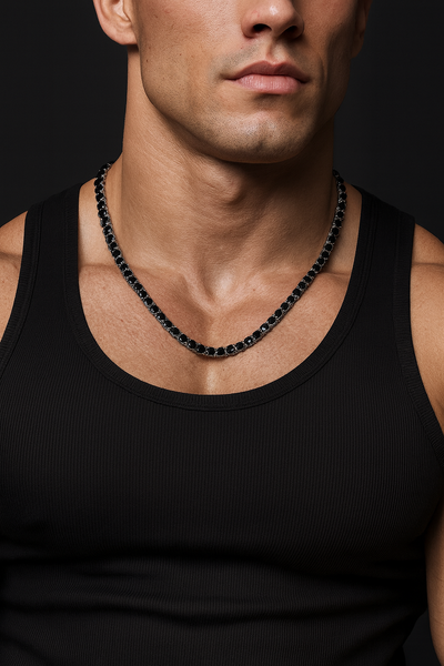 שרשרת טניס מואסנייט דגם Nox