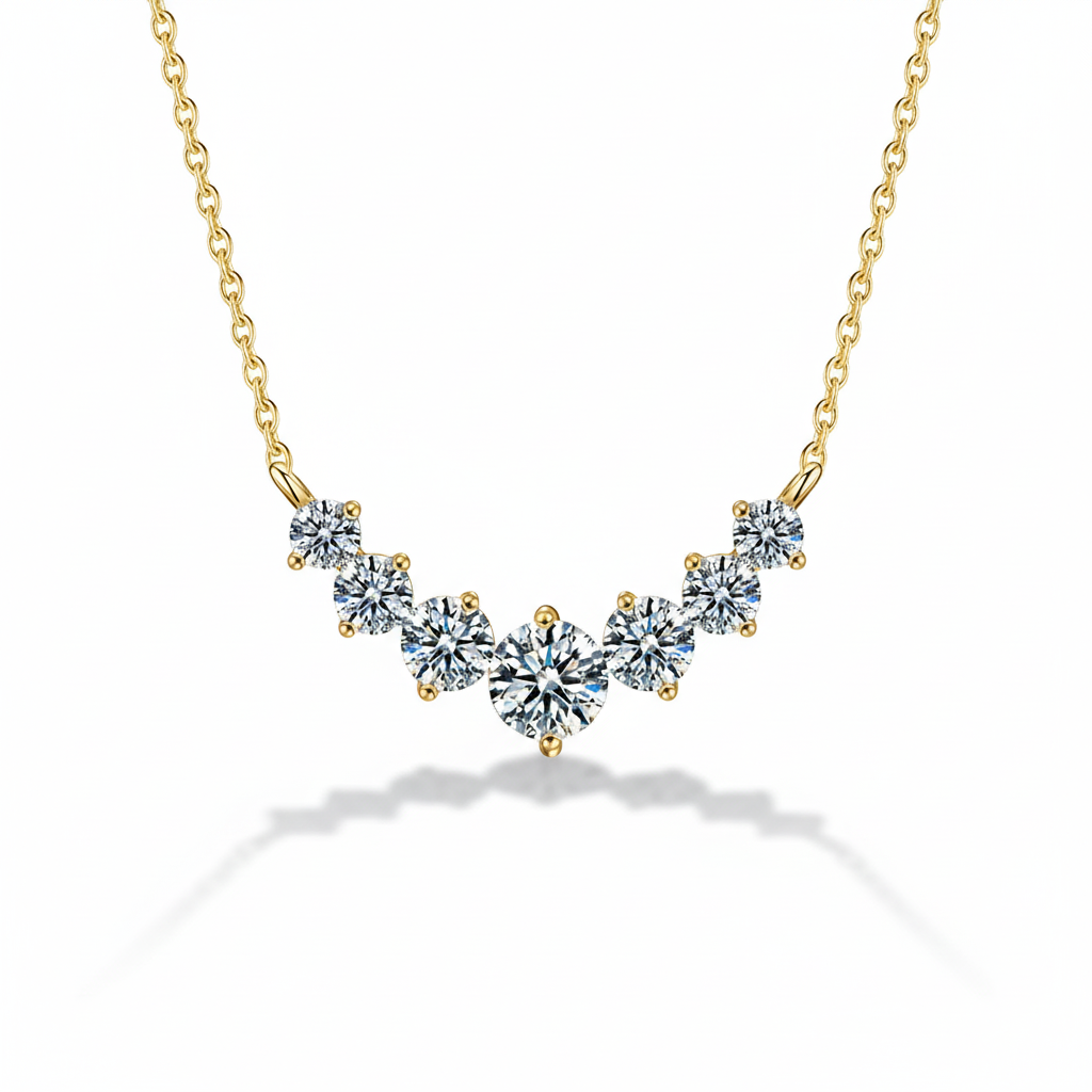 שרשרת מואסנייט דגם Sedra