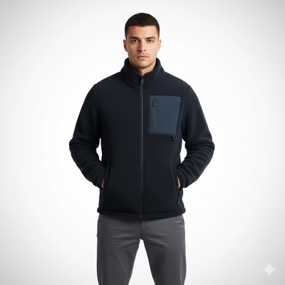 ג'קט פליז דגם Leo