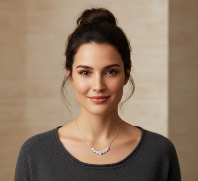 שרשרת מואסנייט דגם Sedra