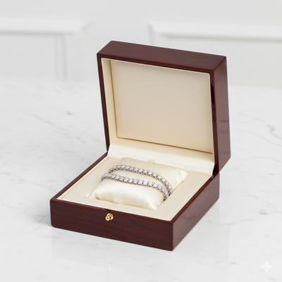 צמיד מואסנייט דגם Eveline