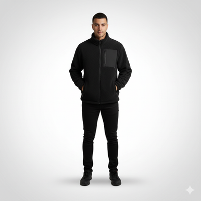 ג'קט פליז דגם Leo