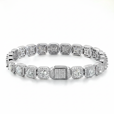 צמיד מואסנייט דגם Royal Crown