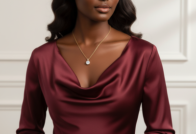 שרשרת מואסנייט דגם Lora