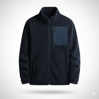 ג'קט פליז דגם Leo