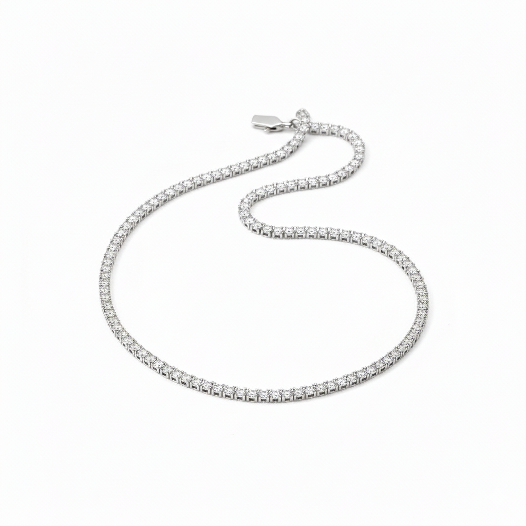 שרשרת טניס מואסנייט דגם Sari