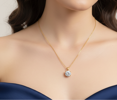 שרשרת מואסנייט דגם Lora