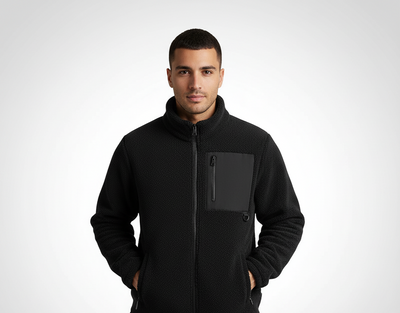 ג'קט פליז דגם Leo