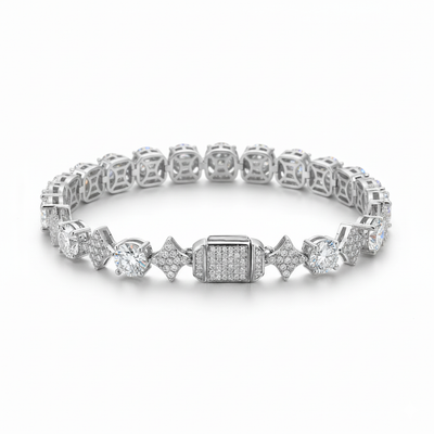 צמיד טניס מואסנייט דגם Royal Titan