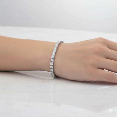 צמיד מואסנייט דגם Eveline