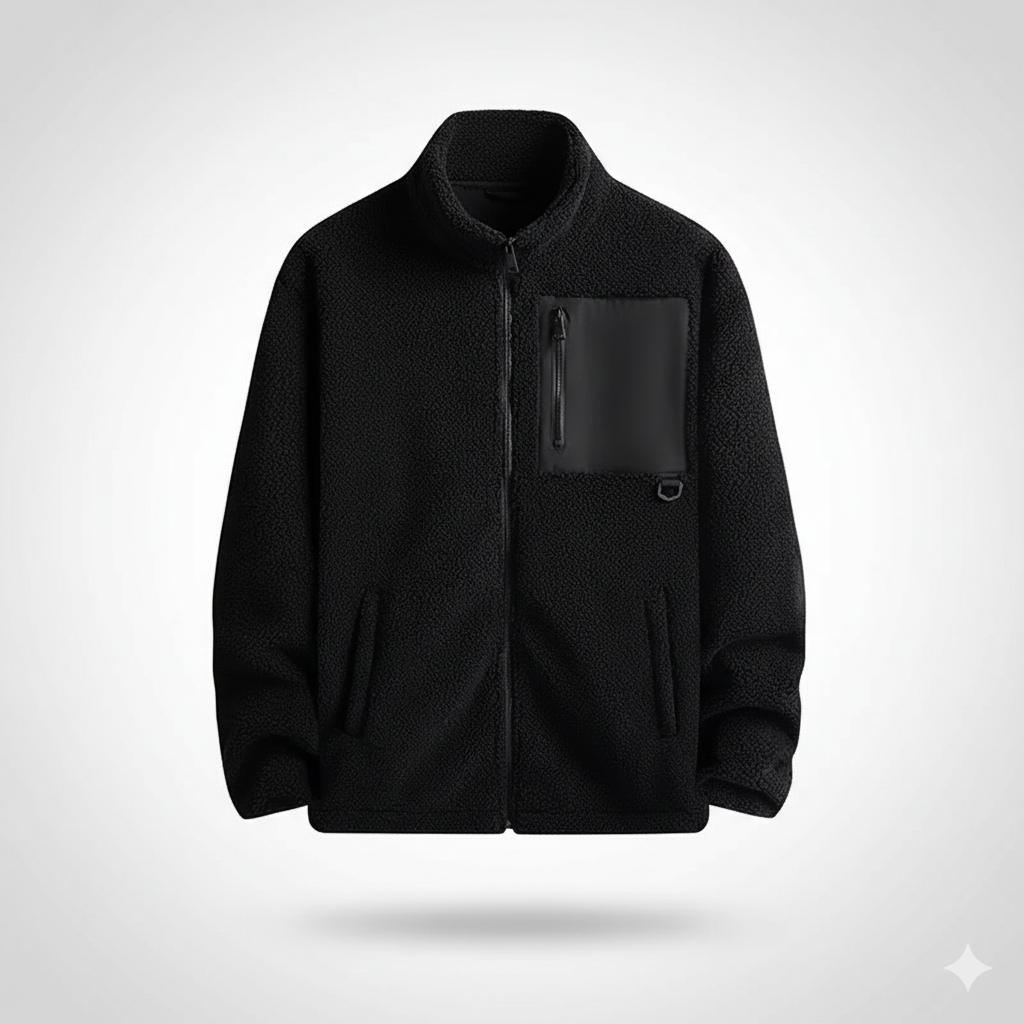 ג'קט פליז דגם Leo