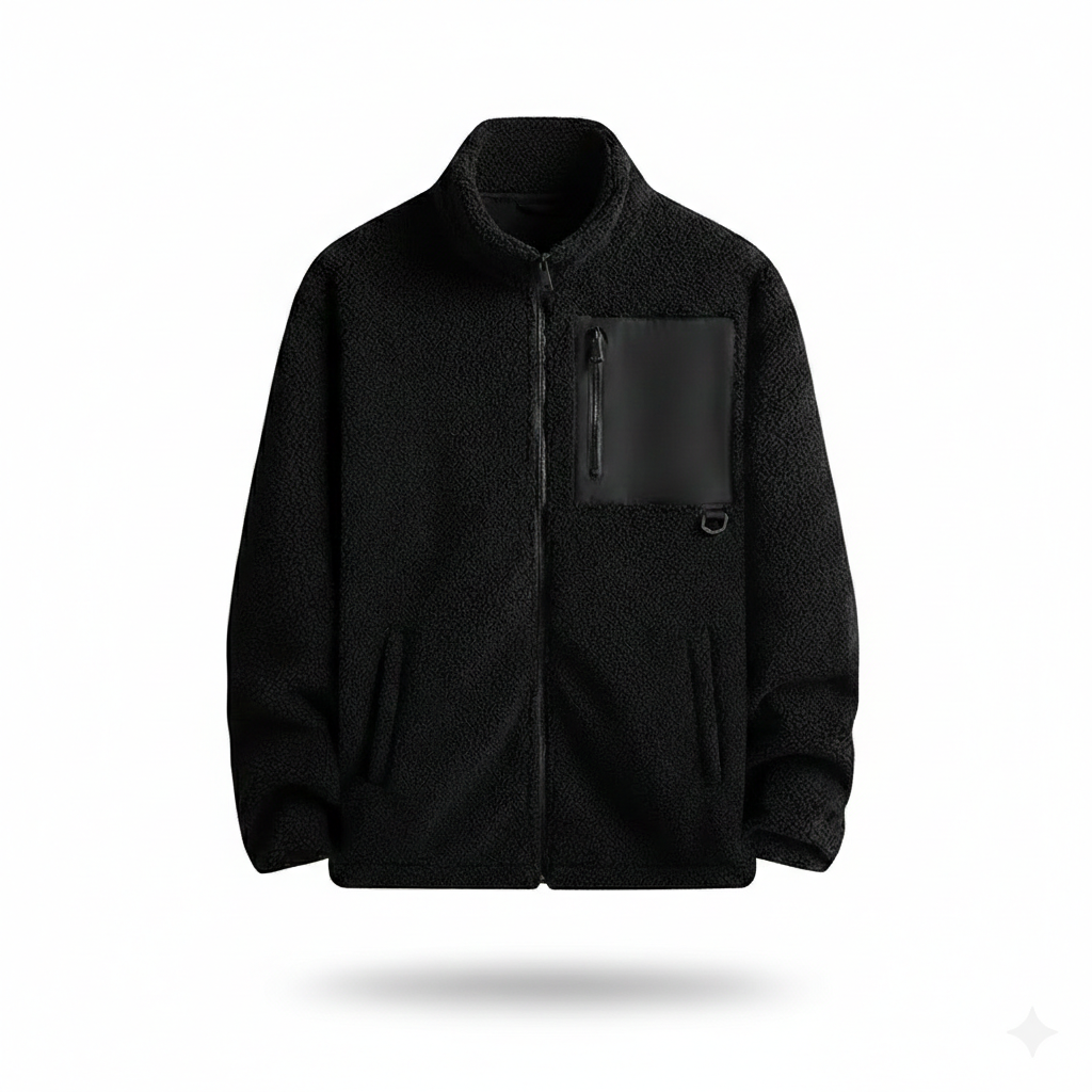 ג'קט פליז דגם Leo