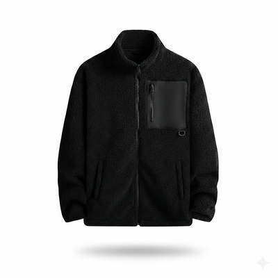 ג'קט פליז דגם Leo