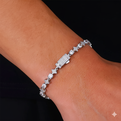 צמיד טניס מואסנייט דגם Royal Titan