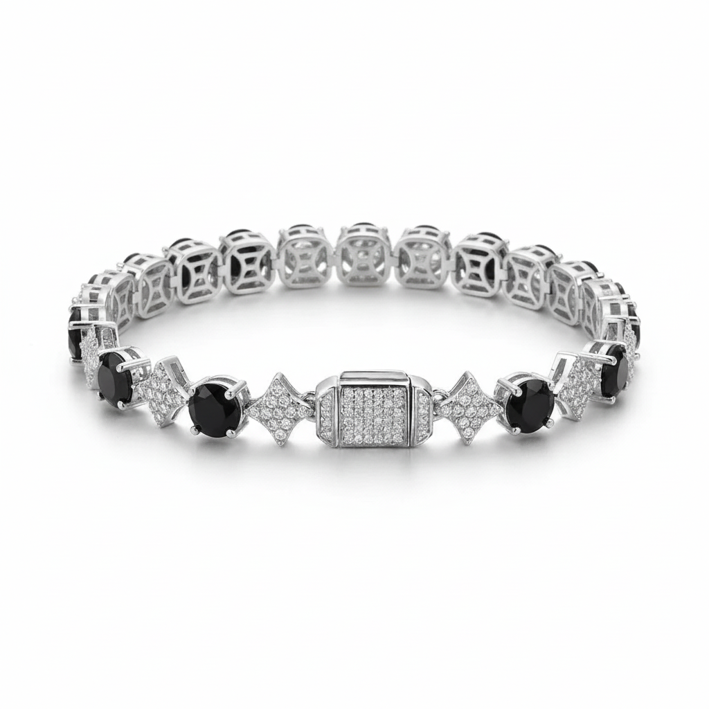 צמיד טניס מואסנייט דגם Aurelius Prime