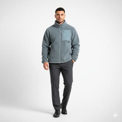 ג'קט פליז דגם Leo