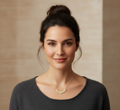 שרשרת מואסנייט דגם Sedra