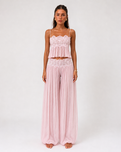 סט תחרה רומנטי ROSÉ LACE