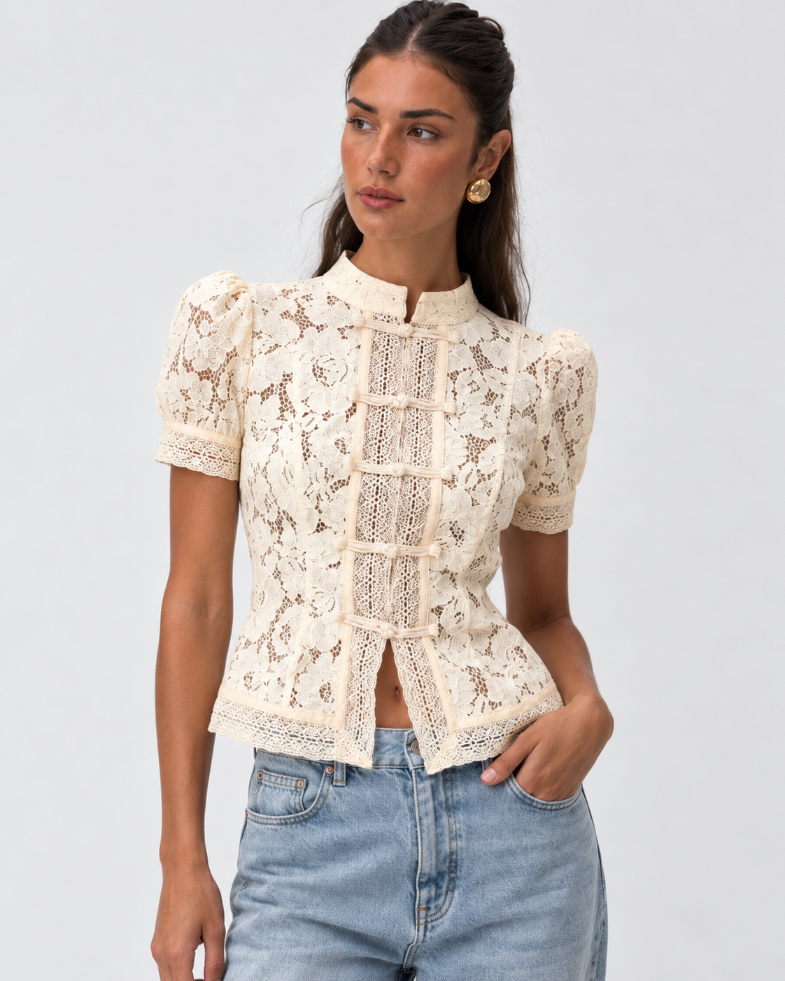 חולצת LACE BLOOM