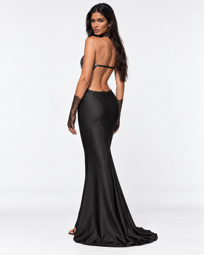 שמלת ערב מקסי Noir Lace