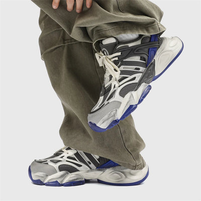 Men's Casual Sneakers Breathable Luxury Trainer Race Shoes Fashion Loafers Running Shoes for Male Comfortable Tenis