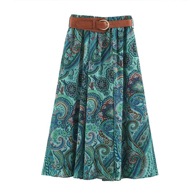 New Women's Sets 2026 Summer Skirts Sets Fashion Printed  Skirts Tops Women's 2-piece Set Chic Party Elegant Youth Sets Summer
