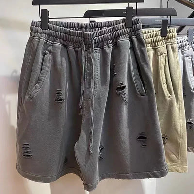 2025cut-up vintage shorts