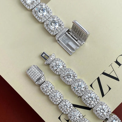 צמיד מואסנייט דגם Royal Crown