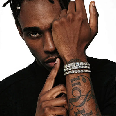 צמיד מואסנייט דגם Royal Crown