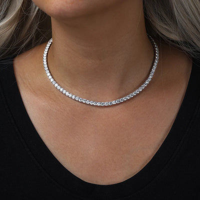 שרשרת טניס מואסנייט דגם Sari