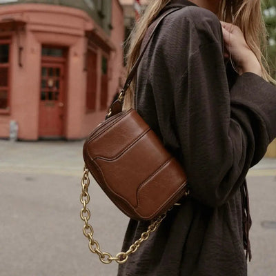 Vintage Crossbody Saddle Bag