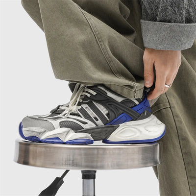 Men's Casual Sneakers Breathable Luxury Trainer Race Shoes Fashion Loafers Running Shoes for Male Comfortable Tenis