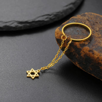 טבעת יוניסקס דגם Magen David