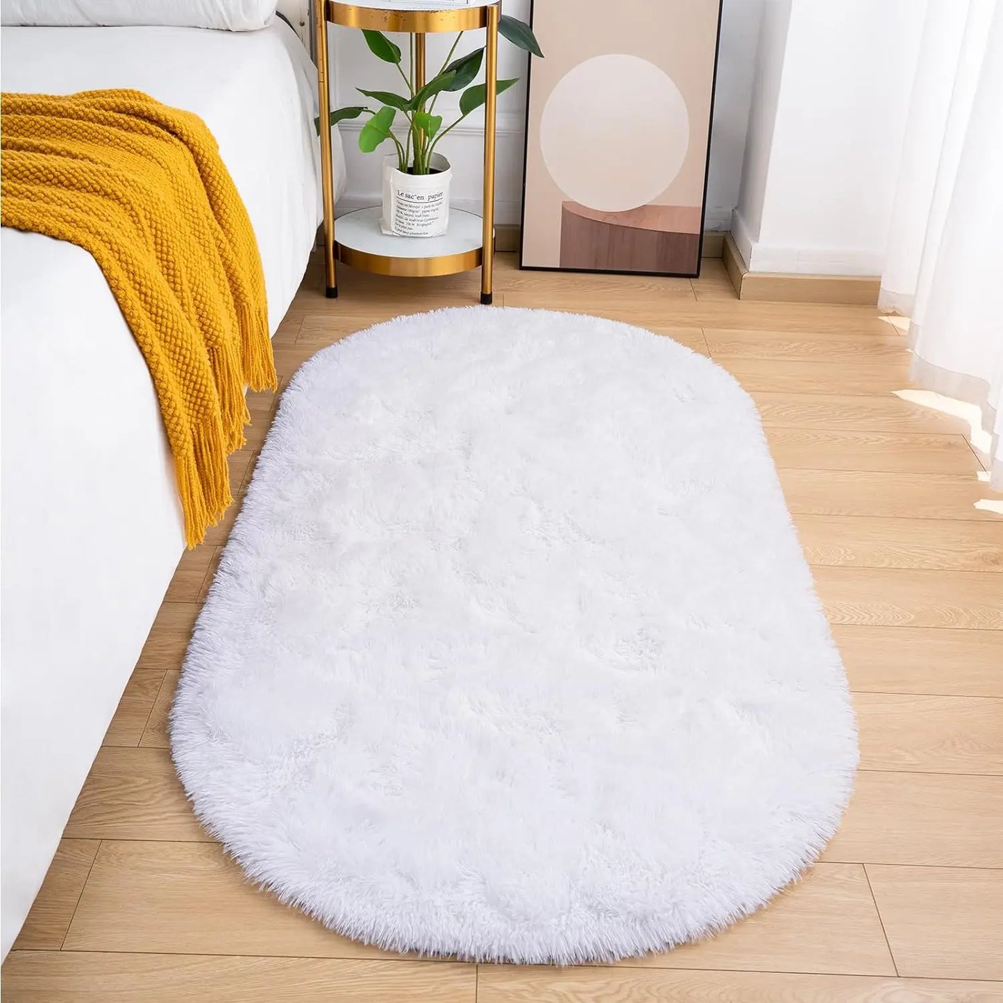 Luxury Velvet Fluffy Carpet Soft Children Rugs Room Mat Modern Shaggy Area Rug for Bedroom Bedside Home Decor