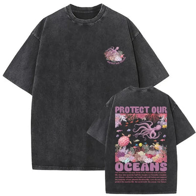 Vintage Washed T Shirts The Fruit of The Spirit Christian Jesus WoMen Women Casual Cotton Retro Short Sleeve T-shirts Streetwear
