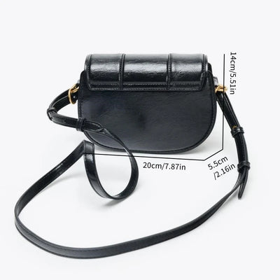 Vintage Crossbody Saddle Bag