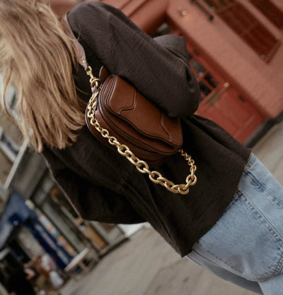 Vintage Crossbody Saddle Bag