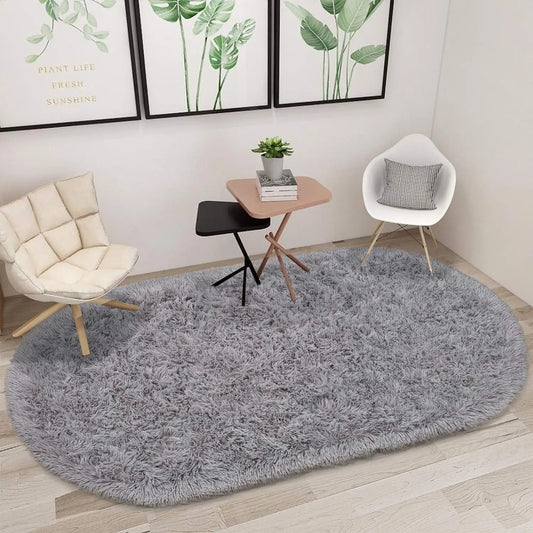Luxury Velvet Fluffy Carpet Soft Children Rugs Room Mat Modern Shaggy Area Rug for Bedroom Bedside Home Decor