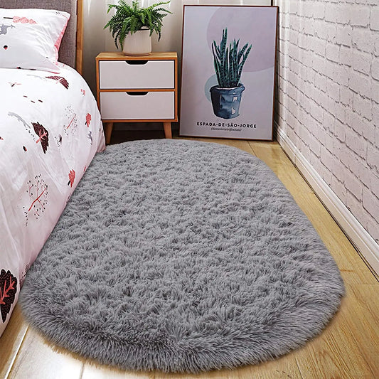 Luxury Velvet Fluffy Carpet Soft Children Rugs Room Mat Modern Shaggy Area Rug for Bedroom Bedside Home Decor